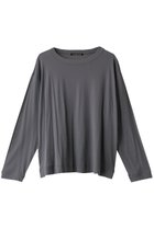 【ミズイロ インド/mizuiro ind】のgauze c/neck wide PO プルオーバー gray|ID: prp329100003900317 ipo3291000000036401651