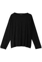 【ミズイロ インド/mizuiro ind】のgauze c/neck wide PO プルオーバー black|ID: prp329100003900317 ipo3291000000036401652