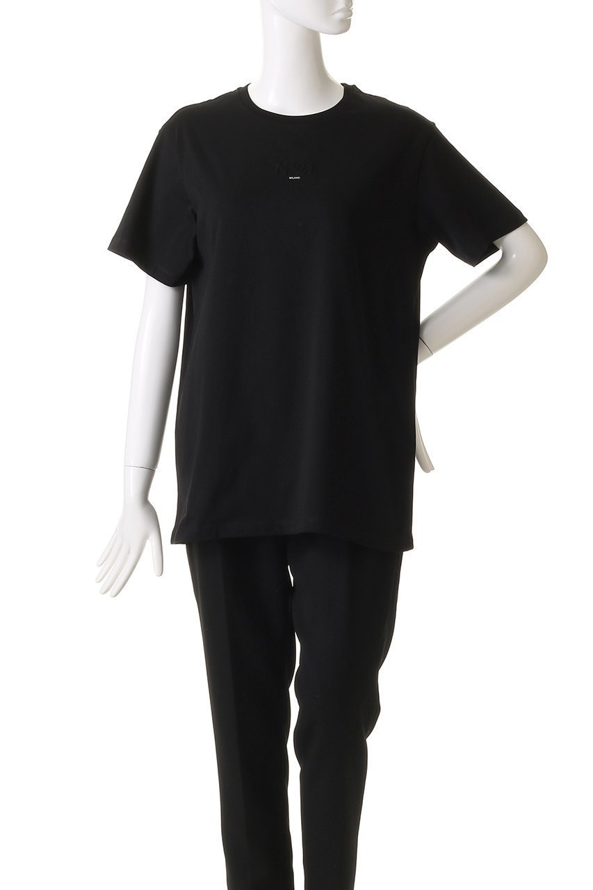 【ヌメロ ヴェントゥーノ/N°21】のロゴTシャツ 人気、トレンドファッション・服の通販 founy(ファニー) 　ファッション　Fashion　レディースファッション　WOMEN　トップス・カットソー　Tops/Tshirt　シャツ/ブラウス　Shirts/Blouses　ロング / Tシャツ　T-Shirts　カットソー　Cut and Sewn　ショート　Short　スリーブ　Sleeve　other-2|ID: prp329100003901384 ipo3291000000031261992
