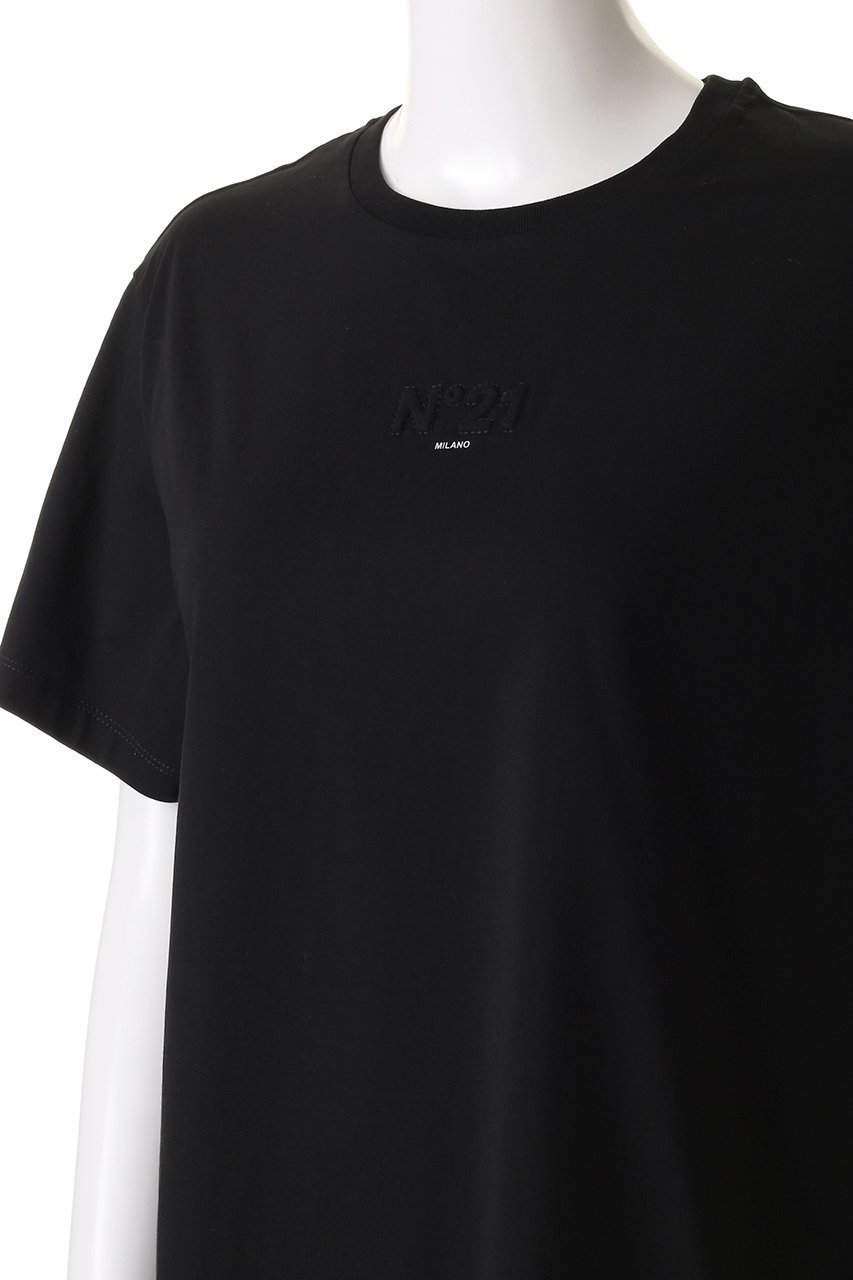 【ヌメロ ヴェントゥーノ/N°21】のロゴTシャツ 人気、トレンドファッション・服の通販 founy(ファニー) 　ファッション　Fashion　レディースファッション　Fashion for Women　トップス・カットソー　Cut & Sew Tops　シャツ・ブラウス・オフィスカジュアル　Elegant Blouses & Button-Ups　ロングTシャツ・Tシャツ　Longline T-Shirts & Tees　カットソー・ベーシックTシャツ　Cut-and-Sewn Tops / Stretch Tees & Basics　ショート　Short, Short Length　スリーブ　Sleeve, Long Sleeve / Short Sleeve　other-5|ID: prp329100003901384 ipo3291000000032868226