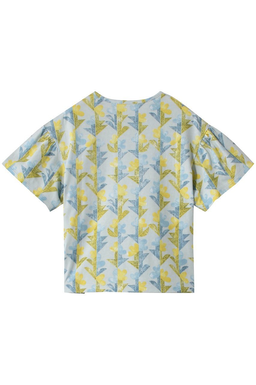 【ミナ ペルホネン/mina perhonen / KIDS】の【Kids】twin flower トップス 人気、トレンドファッション・服の通販 founy(ファニー) 　ファッション　Fashion　キッズファッション　KIDS　トップス・カットソー　Tops/Tees/Kids　カットソー　Cut And Sew　ギャザー　Gather　スリーブ　Sleeve　フラワー　Flower　フレア　Flare　半袖　Short Sleeve　夏　Summer　春　Spring　S/S・春夏　Ss・Spring/Summer　other-2|ID: prp329100003901388 ipo3291000000031374083
