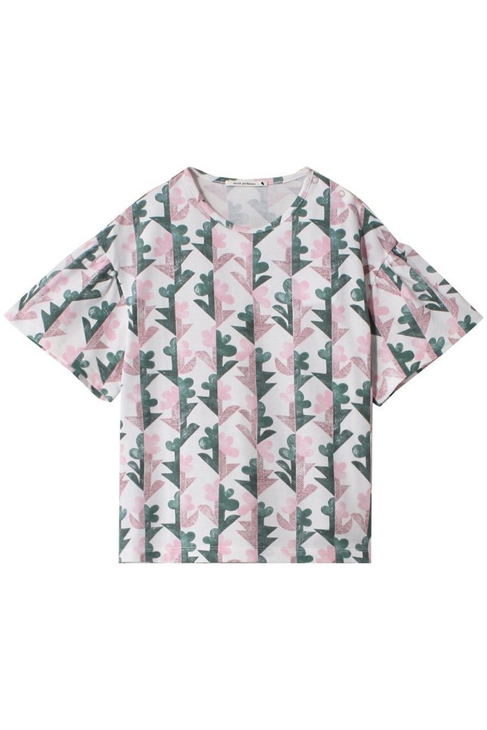 【ミナ ペルホネン/mina perhonen / KIDS】の【KIDS】twin flower トップス ライトブルー 130/8Y インテリア・キッズ・メンズ・レディースファッション・服の通販 founy(ファニー) https://founy.com/ ファッション Fashion キッズファッション Fashion for Kids トップス・カットソー Cut & Sew Tops カットソー Cut and Sewn Top ギャザー Gathered, Ruffled スリーブ Sleeve, Long Sleeve / Short Sleeve フラワー Flower, Floral フレア Flare, Flared 半袖 Short Sleeve, Half Sleeve 夏 Summer 春 Spring S/S・春夏 SS, Spring/Summer, Warm Season |ID: prp329100003901388 ipo3291000000036192618