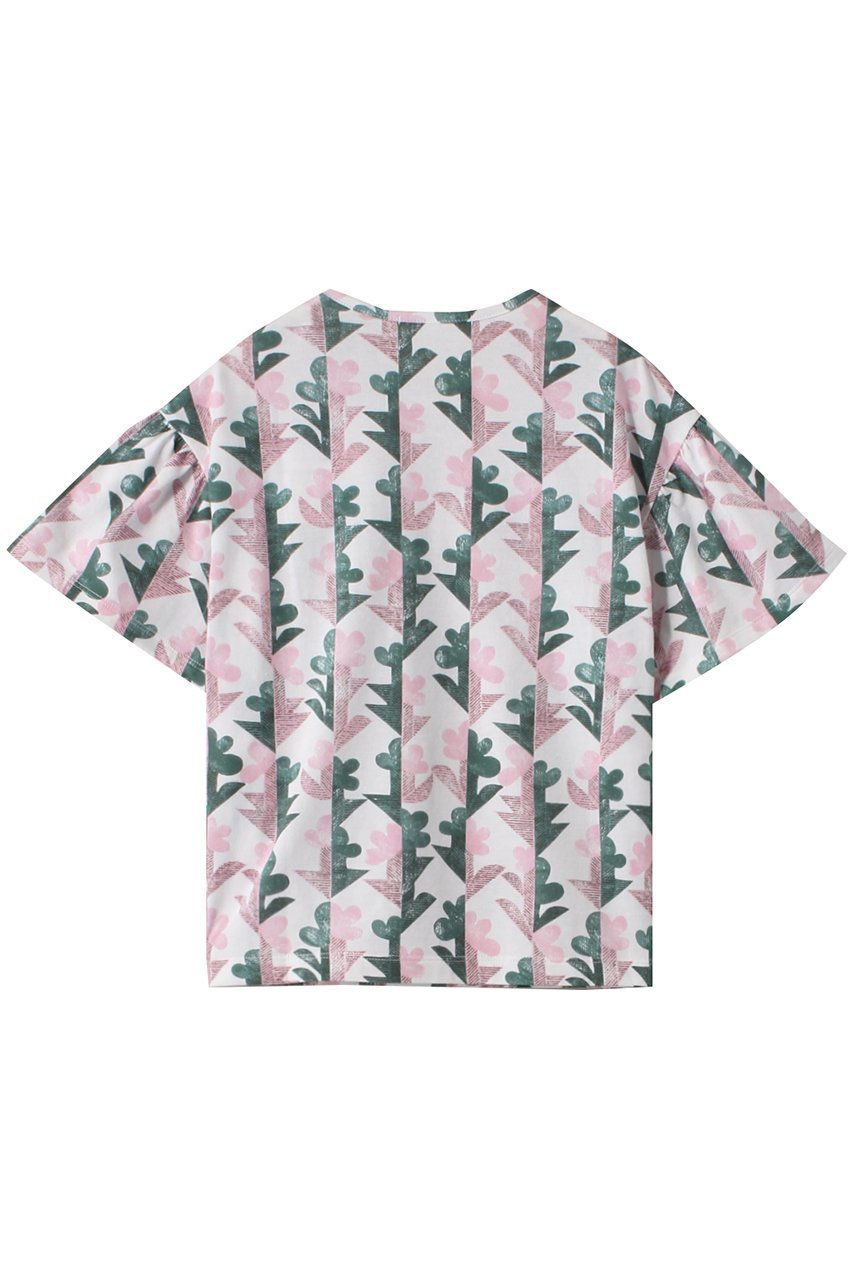 【ミナ ペルホネン/mina perhonen / KIDS】の【KIDS】twin flower トップス ライトブルー 130/8Y 人気、トレンドファッション・服の通販 founy(ファニー) ファッション Fashion キッズファッション Fashion for Kids トップス・カットソー Cut & Sew Tops カットソー Cut and Sewn Top ギャザー Gathered, Ruffled スリーブ Sleeve, Long Sleeve / Short Sleeve フラワー Flower, Floral フレア Flare, Flared 半袖 Short Sleeve, Half Sleeve 夏 Summer 春 Spring S/S・春夏 SS, Spring/Summer, Warm Season other-2|ID: prp329100003901388 ipo3291000000036192621