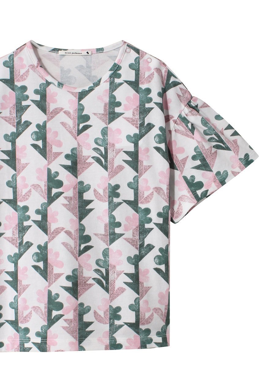 【ミナ ペルホネン/mina perhonen / KIDS】の【KIDS】twin flower トップス ライトブルー 130/8Y 人気、トレンドファッション・服の通販 founy(ファニー) ファッション Fashion キッズファッション Fashion for Kids トップス・カットソー Cut & Sew Tops カットソー Cut and Sewn Top ギャザー Gathered, Ruffled スリーブ Sleeve, Long Sleeve / Short Sleeve フラワー Flower, Floral フレア Flare, Flared 半袖 Short Sleeve, Half Sleeve 夏 Summer 春 Spring S/S・春夏 SS, Spring/Summer, Warm Season other-3|ID: prp329100003901388 ipo3291000000036192622