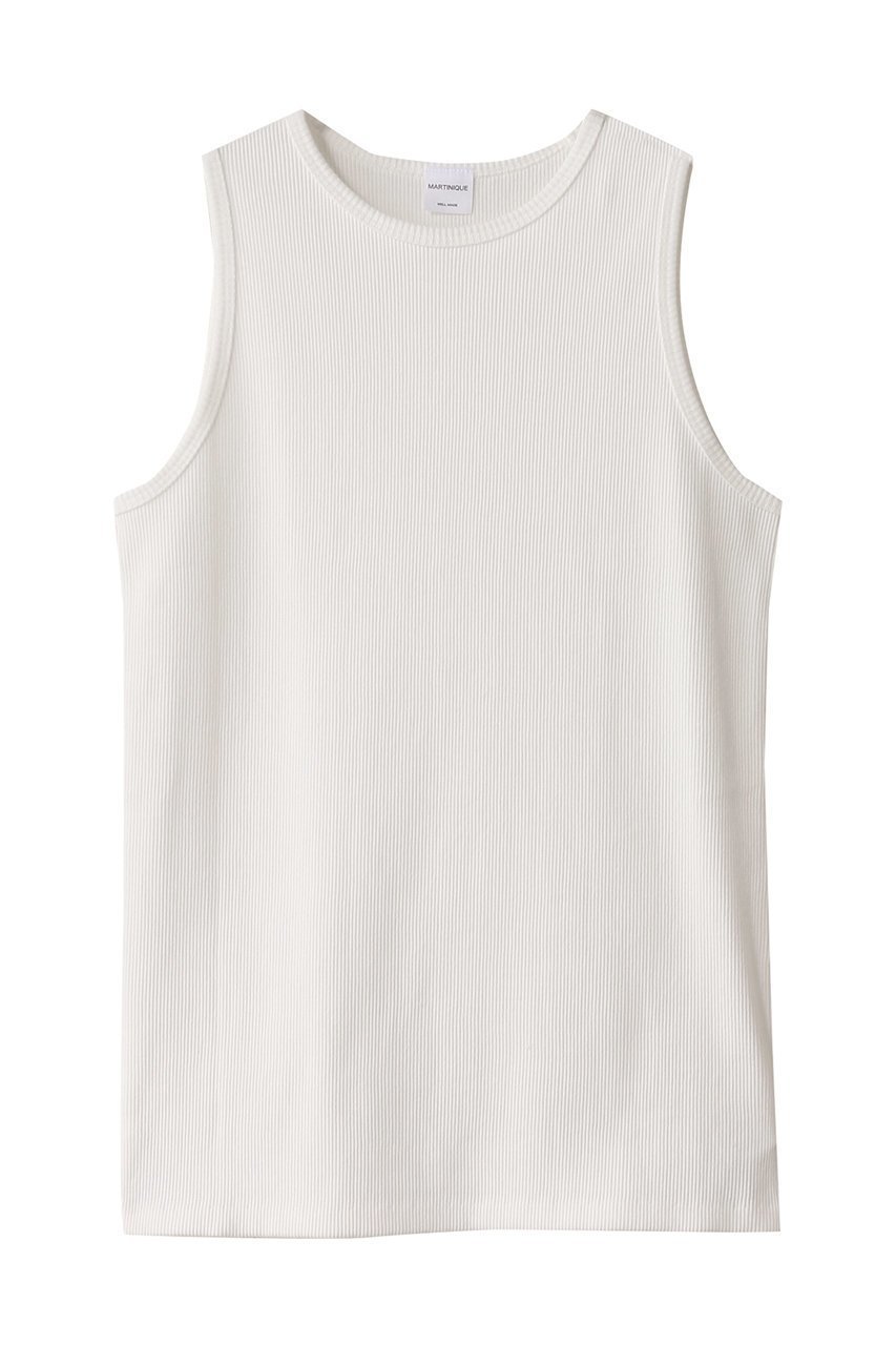 【マルティニーク/martinique】のリブタンクトップ 人気、トレンドファッション・服の通販 founy(ファニー) 　ファッション　Fashion　レディースファッション　Fashion for Women　トップス・カットソー　Cut & Sew Tops　キャミソール&ノースリーブ　Camisoles & Sleeveless Tops　シャツ・ブラウス・オフィスカジュアル　Elegant Blouses & Button-Ups　ロングTシャツ・Tシャツ　Longline T-Shirts & Tees　カットソー・ベーシックTシャツ　Cut-and-Sewn Tops / Stretch Tees & Basics　インナー　Innerwear　キャミソール　Camisole, Spaghetti Strap Top　シンプル　Simple, Minimal　ジャケット　Jacket, Outerwear　タンク　Tank Top, Sleeveless Top　フィット　Fit, Slim Fit　ベーシック　Basic, Essential　エレガント 上品　Elegant　 other-1|ID: prp329100003901412 ipo3291000000032852525