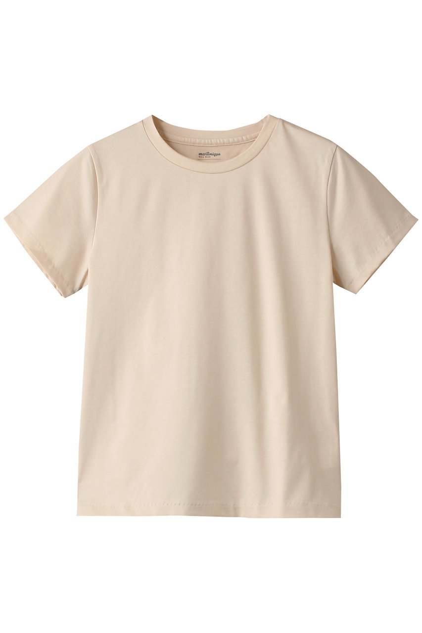 【マルティニーク/martinique】のESSENTIAL Tシャツ インテリア・キッズ・メンズ・レディースファッション・服の通販 founy(ファニー) 　ファッション　Fashion　レディースファッション　Fashion for Women　トップス・カットソー　Cut & Sew Tops　シャツ・ブラウス・オフィスカジュアル　Elegant Blouses & Button-Ups　ロングTシャツ・Tシャツ　Longline T-Shirts & Tees　カットソー・ベーシックTシャツ　Cut-and-Sewn Tops / Stretch Tees & Basics　おすすめ　Recommended / Our Picks　インナー　Innerwear　コンパクト　Compact, Small Size　ショート　Short, Short Length　ジャケット　Jacket, Outerwear　スリーブ　Sleeve, Long Sleeve / Short Sleeve　フィット　Fit, Slim Fit　人気　Popular, Best Seller　別注　Limited Edition, Custom Order　定番　Standard, Basic Item　ベージュ|ID: prp329100003901414 ipo3291000000032915196
