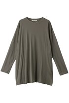 【プレインピープル/PLAIN PEOPLE】のコズモラマロングスリーブプルオーバー カーキグレー|ID: prp329100003901419 ipo3291000000036987300