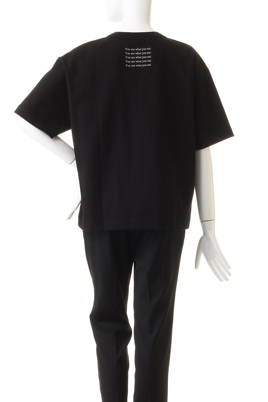 【プレインピープル/PLAIN PEOPLE】のYou are what you eat Tシャツ 人気、トレンドファッション・服の通販 founy(ファニー) 　ファッション　Fashion　レディースファッション　Fashion for Women　トップス・カットソー　Cut & Sew Tops　シャツ・ブラウス・オフィスカジュアル　Elegant Blouses & Button-Ups　ロングTシャツ・Tシャツ　Longline T-Shirts & Tees　カットソー・ベーシックTシャツ　Cut-and-Sewn Tops / Stretch Tees & Basics　キャップ&ハット　Hats & Caps　ショート　Short, Short Length　シンプル　Simple, Minimal　スリーブ　Sleeve, Long Sleeve / Short Sleeve　プリント　Print, Printed Pattern　半袖　Short Sleeve, Half Sleeve　other-4|ID: prp329100003901454 ipo3291000000036145873