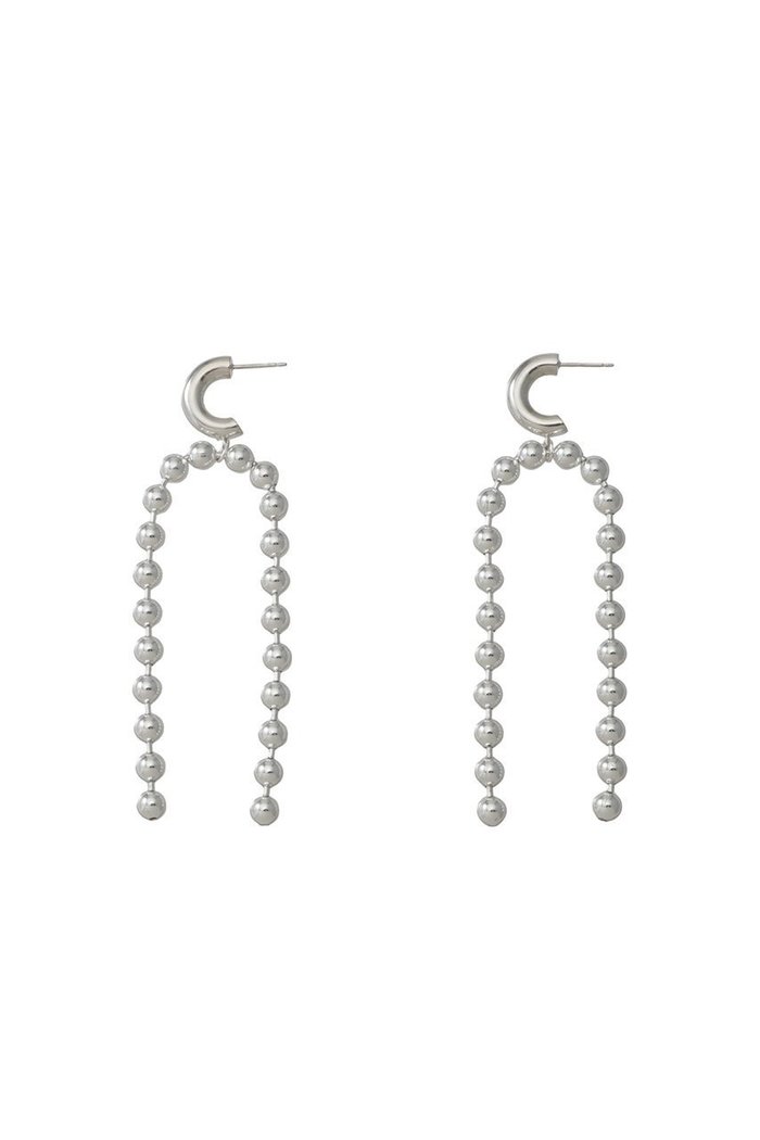 【カレンソロジー/Curensology】のCSG ボールピアス インテリア・キッズ・メンズ・レディースファッション・服の通販 founy(ファニー) https://founy.com/ ファッション Fashion レディースファッション Fashion for Women ジュエリー Jewelry ファッションリング Fashion Rings イヤリング・フープ・ドロップタイプ Hoop, Drop & Clip Earrings イヤリング Earrings チェーン Chain, Chain Strap デニム Denim, Jeans Material パーティ Party, Party Style モチーフ Motif, Design Theme ロング Long, Long-Length エレガント 上品 Elegant |ID: prp329100003901464 ipo3291000000036197527