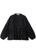 【マリリンムーン/MARILYN MOON】のタックテクニックシアーコットンブラウス ブラック|ID: prp329100003903609 ipo3291000000032908898
