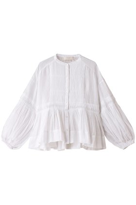 【マリリンムーン/MARILYN MOON】のタックテクニックシアーコットンブラウス 人気、トレンドファッション・服の通販 founy(ファニー) ファッション Fashion レディースファッション Fashion for Women トップス・カットソー Cut & Sew Tops シャツ・ブラウス・オフィスカジュアル Elegant Blouses & Button-Ups おすすめ Recommended / Our Picks インド Indian Textile インナー Innerwear サマー Summer, Summer Style シアー Sheer, See-Through スリーブ Sleeve, Long Sleeve / Short Sleeve ハンド Hand, Handmade フェミニン Feminine, Girly フレア Flare, Flared ロング Long, Long-Length |ID:prp329100003903609