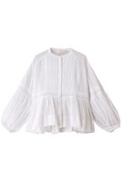 【マリリンムーン/MARILYN MOON】のタックテクニックシアーコットンブラウス 人気、トレンドファッション・服の通販 founy(ファニー) ファッション Fashion レディースファッション Fashion for Women トップス・カットソー Cut & Sew Tops シャツ・ブラウス・オフィスカジュアル Elegant Blouses & Button-Ups おすすめ Recommended / Our Picks インド Indian Textile インナー Innerwear サマー Summer, Summer Style シアー Sheer, See-Through スリーブ Sleeve, Long Sleeve / Short Sleeve ハンド Hand, Handmade フェミニン Feminine, Girly フレア Flare, Flared ロング Long, Long-Length |ID:prp329100003903609