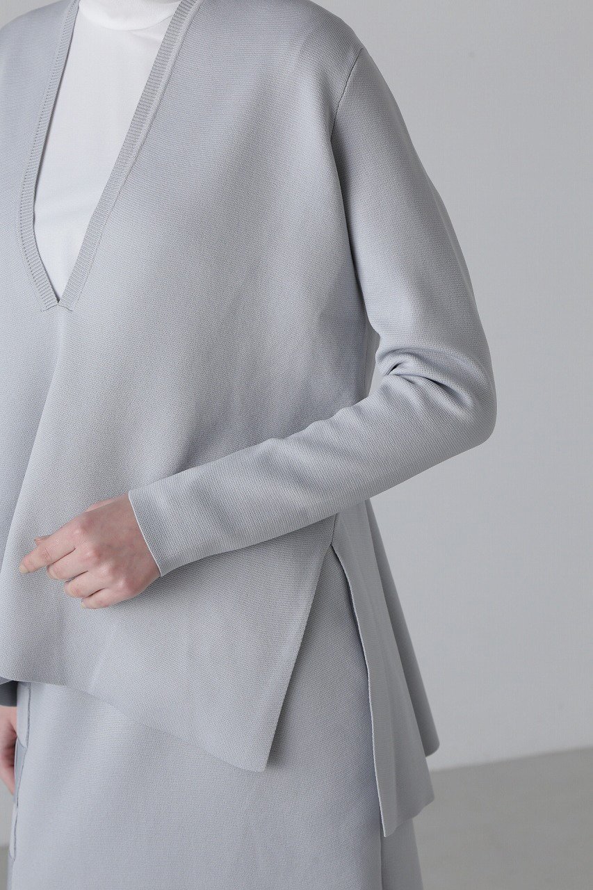 【アドーア/ADORE】のエアーストレッチニット 人気、トレンドファッション・服の通販 founy(ファニー) 　ファッション　Fashion　レディースファッション　Fashion for Women　トップス・カットソー　Cut & Sew Tops　ニット　Knit Tops & Sweaters　カジュアルプルオーバー・ニットトップス　Pullovers & Knit Tops / Casual Pullovers　インナー　Innerwear　カットソー　Cut and Sewn Top　シンプル　Simple, Minimal　スキッパー　Skipper, Open Collar　セットアップ　Set-Up, Coordinated Outfit　other-5|ID: prp329100003903625 ipo3291000000032963912