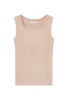 【アナイ/ANAYI】のアセテートポリエステルスクエア プルオーバー 人気、トレンドファッション・服の通販 founy(ファニー) ファッション Fashion レディースファッション Fashion for Women トップス・カットソー Cut & Sew Tops ニット Knit Tops & Sweaters カジュアルプルオーバー・ニットトップス Pullovers & Knit Tops / Casual Pullovers インナー Innerwear カーディガン Cardigan, Knitwear コンパクト Compact, Small Size シンプル Simple, Minimal スクエア Square, Square Shape ノースリーブ Sleeveless, No-Sleeve 人気 Popular, Best Seller 定番 Standard, Basic Item thumbnail ベージュ|ID: prp329100003903669 ipo3291000000033705722