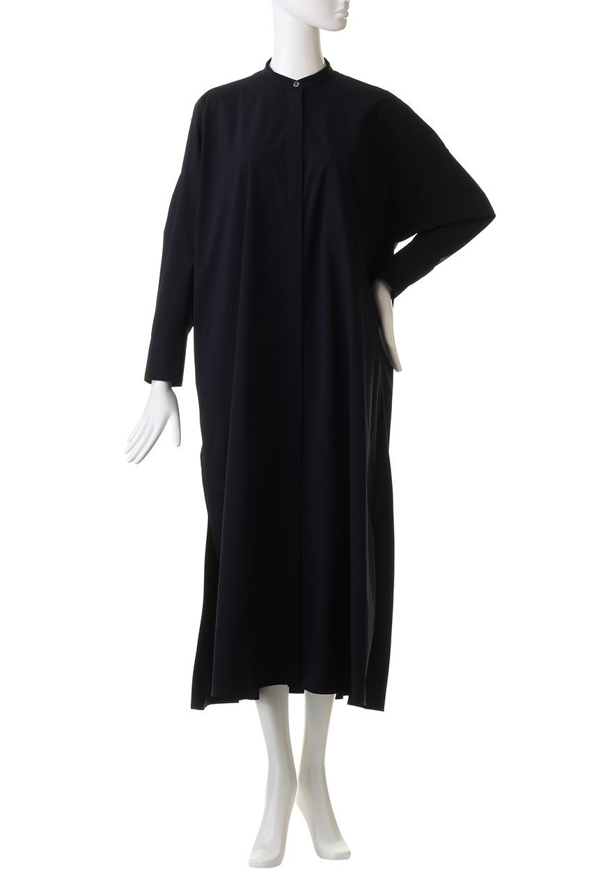 【ル フィル/LE PHIL】のSOLOTEXバックプリーツワンピース 人気、トレンドファッション・服の通販 founy(ファニー) 　ファッション　Fashion　レディースファッション　Fashion for Women　ワンピース　Dresses　チュニック　Tunic Tops & Dresses　なめらか　Smooth, Silky Texture　スリット　Slit, Slit Detail　チュニック　Tunic, Long Top　パーティ　Party, Party Style　ブロード　Broadcloth, Fine Cotton　プリーツ　Pleats, Pleated　ロング　Long, Long-Length　other-2|ID: prp329100003903695 ipo3291000000032922199