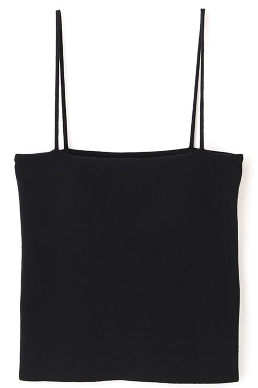 【エトレトウキョウ/ETRE TOKYO】のカップインニットキャミソール インテリア・キッズ・メンズ・レディースファッション・服の通販 founy(ファニー) 　ファッション　Fashion　レディースファッション　Fashion for Women　トップス・カットソー　Cut & Sew Tops　ニット　Knit Tops & Sweaters　キャミソール&ノースリーブ　Camisoles & Sleeveless Tops　シャツ・ブラウス・オフィスカジュアル　Elegant Blouses & Button-Ups　ロングTシャツ・Tシャツ　Longline T-Shirts & Tees　カットソー・ベーシックTシャツ　Cut-and-Sewn Tops / Stretch Tees & Basics　インナー　Innerwear　キャミソール　Camisole, Spaghetti Strap Top　シンプル　Simple, Minimal　タンク　Tank Top, Sleeveless Top　ブラック|ID: prp329100003904828 ipo3291000000035672653