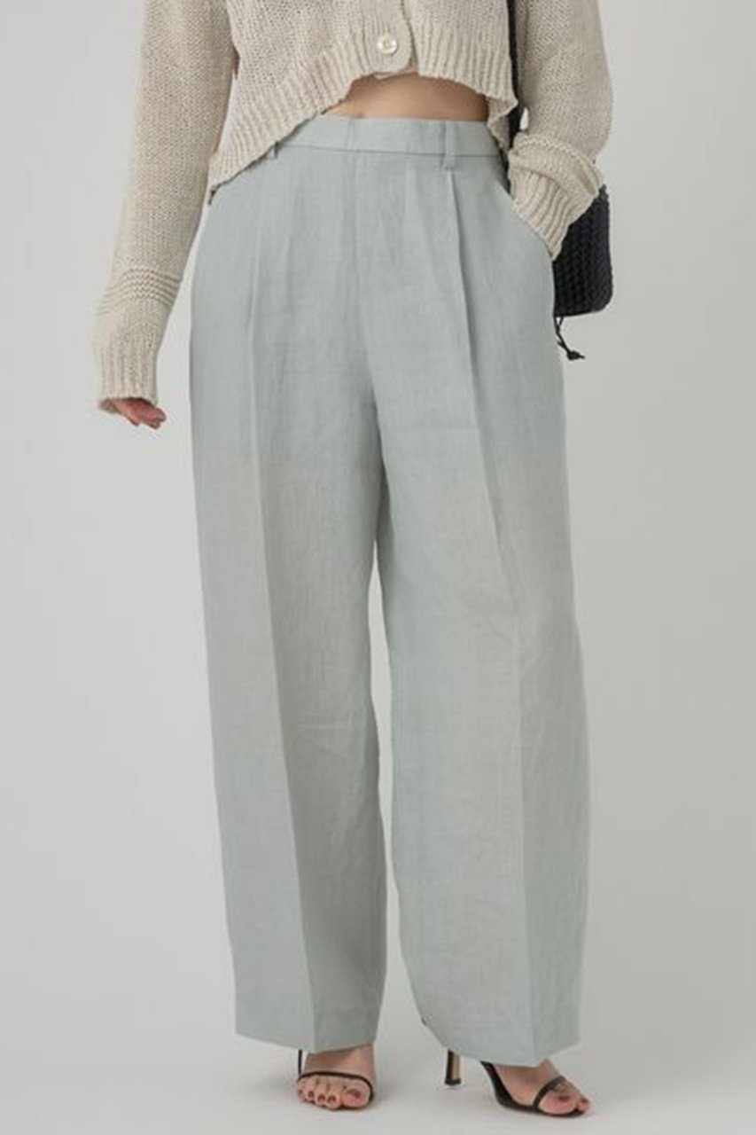 【カオス/Chaos】のアンバーリネンパンツ インテリア・キッズ・メンズ・レディースファッション・服の通販 founy(ファニー) 　ファッション　Fashion　レディースファッション　Ladies' Fashion Online　パンツ　Pants　おすすめ　Recommend　セットアップ　Set Up　ポケット　Pocket　リネン　Linen　ワイド　Wide　ワッシャー　Washer　ライトグレー|ID: prp329100003904851 ipo3291000000032522823