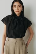 【ウィムガゼット/Whim Gazette】のシアーボウブラウス 人気、トレンドファッション・服の通販 founy(ファニー) ファッション Fashion レディースファッション Fashion for Women トップス・カットソー Cut & Sew Tops シャツ・ブラウス・オフィスカジュアル Elegant Blouses & Button-Ups おすすめ Recommended / Our Picks カットソー Cut and Sewn Top ショート Short, Short Length シルク Silk, 100% Silk スウェット / スエット Sweatshirt, Sweatwear スリーブ Sleeve, Long Sleeve / Short Sleeve エレガント 上品 Elegant 夏 Summer 春 Spring S/S・春夏 SS, Spring/Summer, Warm Season thumbnail ブラック|ID: prp329100003904862 ipo3291000000032810636