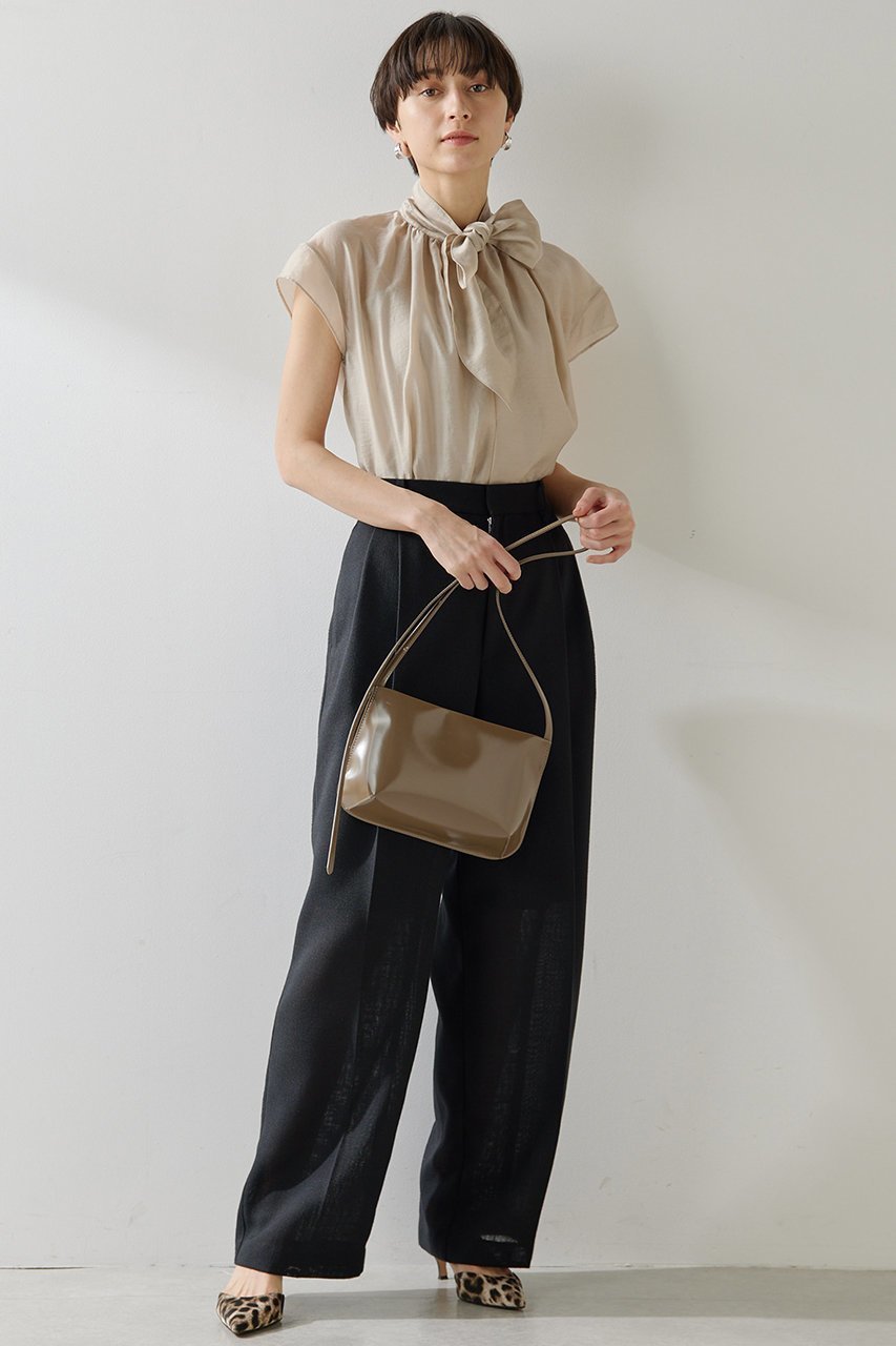 【ウィムガゼット/Whim Gazette】のシアーボウブラウス 人気、トレンドファッション・服の通販 founy(ファニー) 　ファッション　Fashion　レディースファッション　Fashion for Women　トップス・カットソー　Cut & Sew Tops　シャツ・ブラウス・オフィスカジュアル　Elegant Blouses & Button-Ups　おすすめ　Recommended / Our Picks　カットソー　Cut and Sewn Top　ショート　Short, Short Length　シルク　Silk, 100% Silk　スウェット / スエット　Sweatshirt, Sweatwear　スリーブ　Sleeve, Long Sleeve / Short Sleeve　エレガント 上品　Elegant　夏　Summer　春　Spring　S/S・春夏　SS, Spring/Summer, Warm Season　other-2|ID: prp329100003904862 ipo3291000000032810638