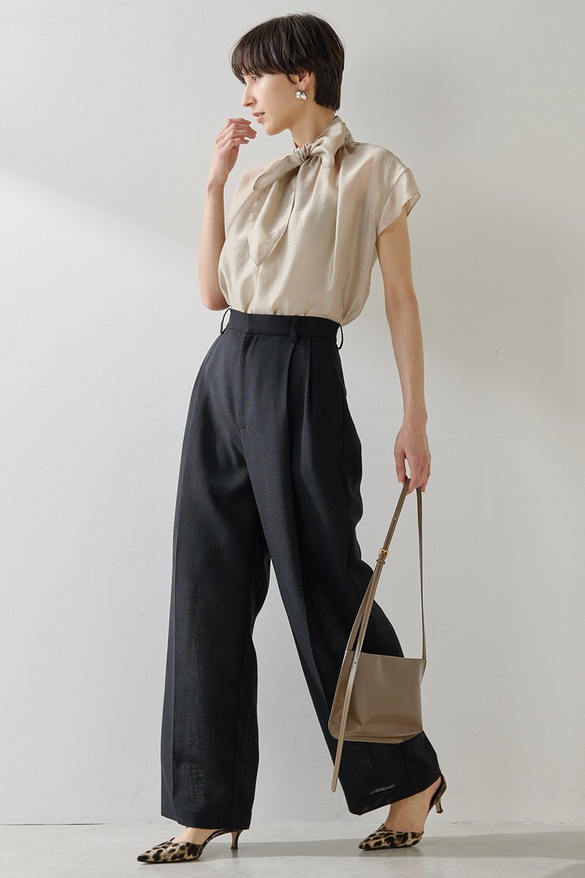 【ウィムガゼット/Whim Gazette】のシアーボウブラウス 人気、トレンドファッション・服の通販 founy(ファニー) 　ファッション　Fashion　レディースファッション　Fashion for Women　トップス・カットソー　Cut & Sew Tops　シャツ・ブラウス・オフィスカジュアル　Elegant Blouses & Button-Ups　おすすめ　Recommended / Our Picks　カットソー　Cut and Sewn Top　ショート　Short, Short Length　シルク　Silk, 100% Silk　スウェット / スエット　Sweatshirt, Sweatwear　スリーブ　Sleeve, Long Sleeve / Short Sleeve　エレガント 上品　Elegant　夏　Summer　春　Spring　S/S・春夏　SS, Spring/Summer, Warm Season　other-3|ID: prp329100003904862 ipo3291000000032810639