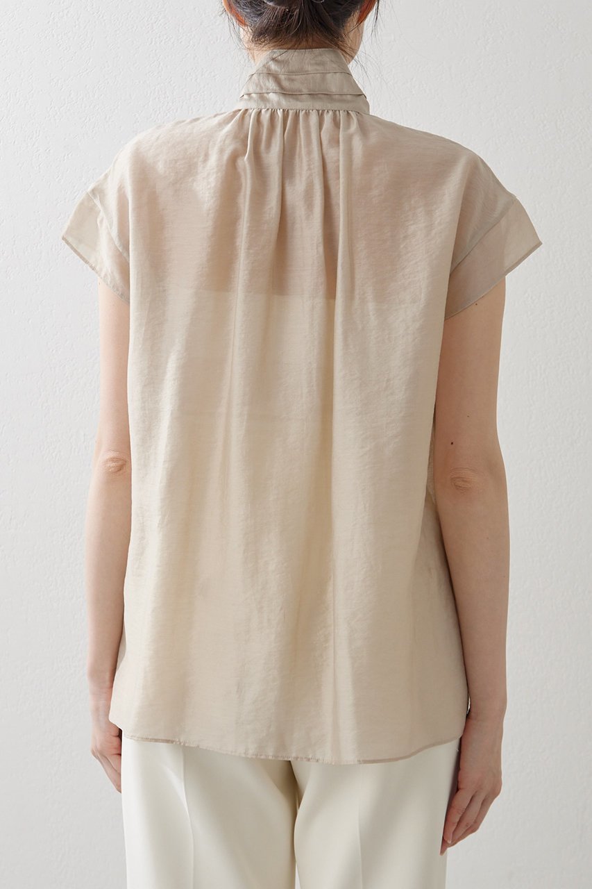 【ウィムガゼット/Whim Gazette】のシアーボウブラウス 人気、トレンドファッション・服の通販 founy(ファニー) 　ファッション　Fashion　レディースファッション　Fashion for Women　トップス・カットソー　Cut & Sew Tops　シャツ・ブラウス・オフィスカジュアル　Elegant Blouses & Button-Ups　おすすめ　Recommended / Our Picks　カットソー　Cut and Sewn Top　ショート　Short, Short Length　シルク　Silk, 100% Silk　スウェット / スエット　Sweatshirt, Sweatwear　スリーブ　Sleeve, Long Sleeve / Short Sleeve　エレガント 上品　Elegant　夏　Summer　春　Spring　S/S・春夏　SS, Spring/Summer, Warm Season　other-8|ID: prp329100003904862 ipo3291000000032810644