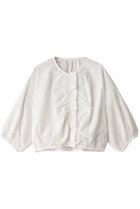 【プレインピープル/PLAIN PEOPLE】のシュリンクプリントブルゾン ホワイト|ID: prp329100003904869 ipo3291000000032957922