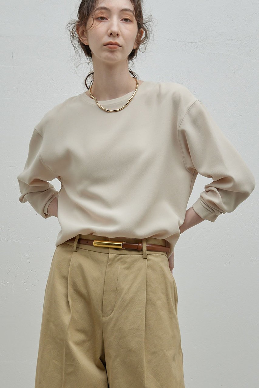 【ガリャルダガランテ/GALLARDAGALANTE】のバックスリットブラウスT 人気、トレンドファッション・服の通販 founy(ファニー) 　ファッション　Fashion　レディースファッション　Fashion for Women　トップス・カットソー　Cut & Sew Tops　シャツ・ブラウス・オフィスカジュアル　Elegant Blouses & Button-Ups　バッグ　Bags　ジョーゼット　Georgette, Semi-Sheer Fabric　ストレッチ　Stretch, Stretchy Fabric　スリット　Slit, Slit Detail　スリーブ　Sleeve, Long Sleeve / Short Sleeve　ロング　Long, Long-Length　エレガント 上品　Elegant　定番　Standard, Basic Item　other-2|ID: prp329100003904876 ipo3291000000032812005