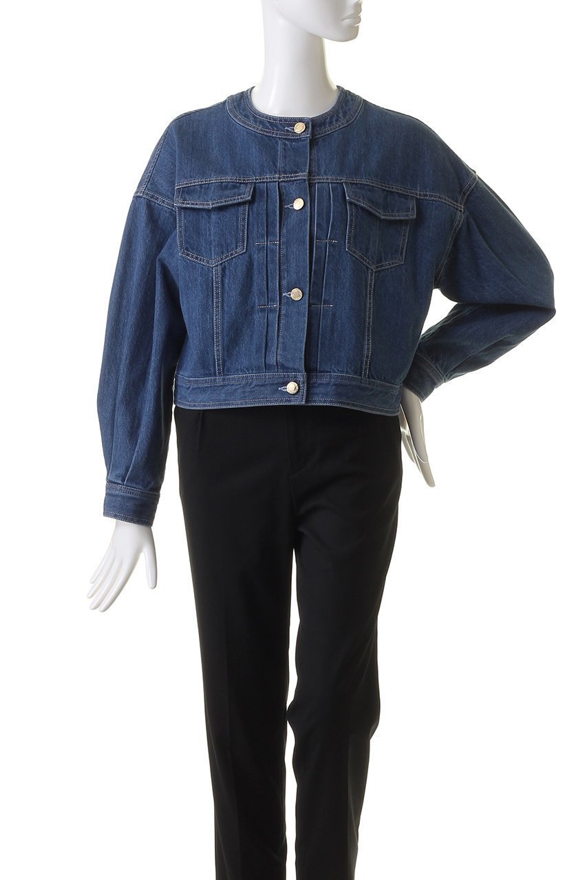 【アルアバイル/allureville】の【Loulou Willoughby】デニムパフィブルゾン 人気、トレンドファッション・服の通販 founy(ファニー) 　ファッション　Fashion　レディースファッション　Fashion for Women　アウター　Coat / Outerwear Collection　レディースジャケット・軽アウター　Jackets　ブルゾンジャケット・スポーティアウター　Blouson Jackets　コンパクト　Compact, Small Size　ショルダー　Shoulder, Shoulder Strap　ジャケット　Jacket, Outerwear　デニム　Denim, Jeans Material　ドロップ　Drop Shoulder, Dropped Style　ブルゾン　Blouson, Bomber Jacket　other-2|ID: prp329100003904897 ipo3291000000032957549