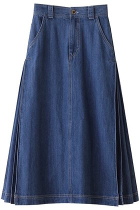【アルアバイル/allureville】 【Loulou Willoughby】サイドタックロングデニムスカート人気、トレンドファッション・服の通販 founy(ファニー) ファッション Fashion レディースファッション Fashion for Women スカート Skirts デニムスカート・カジュアルスカート Denim Skirts ロングスカート Long Skirts / Maxi & Midi Skirts デニム Denim, Jeans Material ロング Long, Long-Length |ID:prp329100003904898