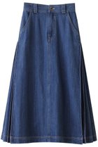 【アルアバイル/allureville】の【Loulou Willoughby】サイドタックロングデニムスカート 人気、トレンドファッション・服の通販 founy(ファニー) ファッション Fashion レディースファッション Fashion for Women スカート Skirts デニムスカート・カジュアルスカート Denim Skirts ロングスカート Long Skirts / Maxi & Midi Skirts デニム Denim, Jeans Material ロング Long, Long-Length thumbnail ブルー|ID: prp329100003904898 ipo3291000000032823513