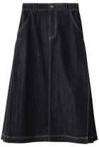 【アルアバイル/allureville】の【Loulou Willoughby】サイドタックロングデニムスカート 人気、トレンドファッション・服の通販 founy(ファニー) ファッション Fashion レディースファッション Fashion for Women スカート Skirts デニムスカート・カジュアルスカート Denim Skirts ロングスカート Long Skirts / Maxi & Midi Skirts デニム Denim, Jeans Material ロング Long, Long-Length thumbnail インディゴ|ID: prp329100003904898 ipo3291000000032823514