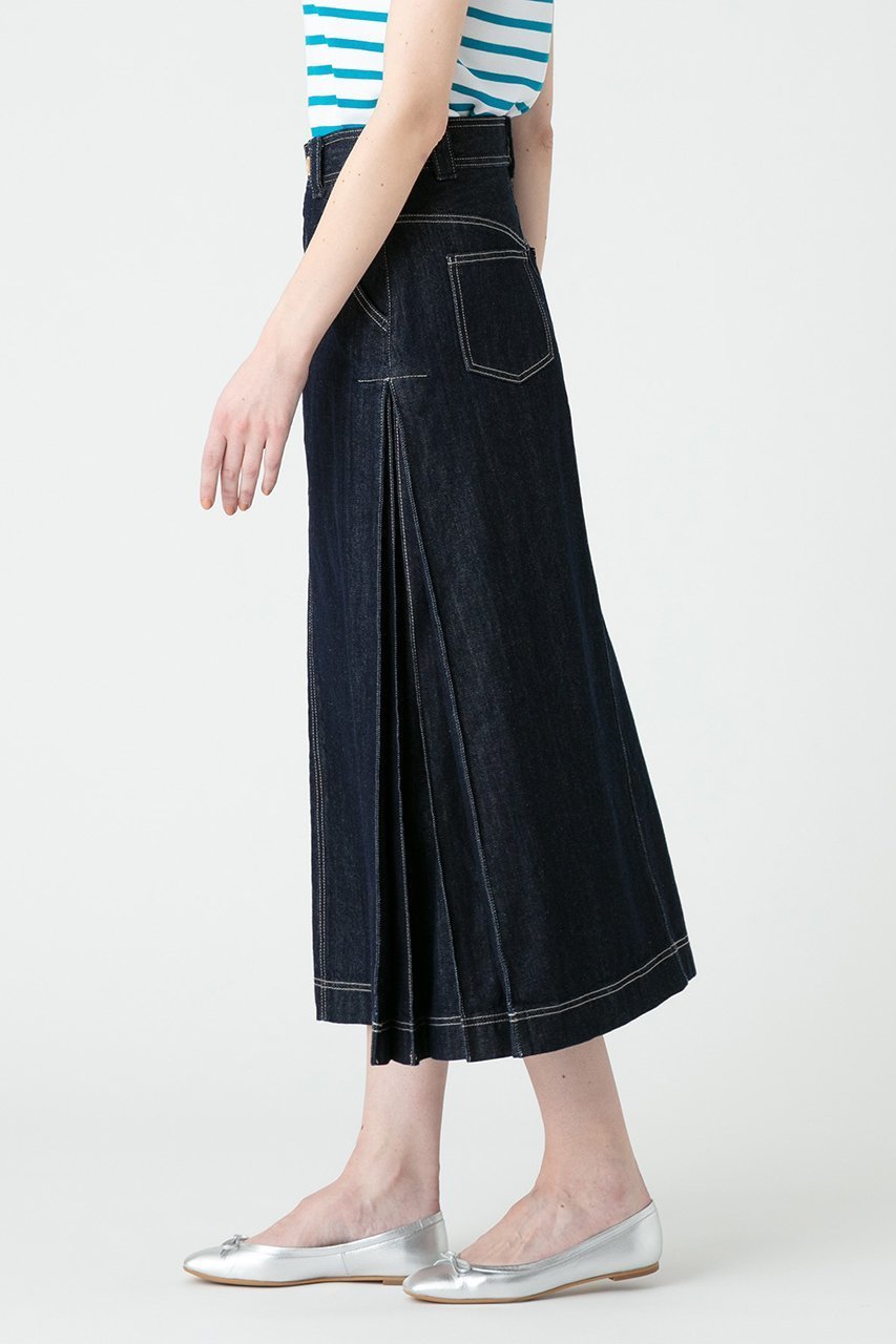 【アルアバイル/allureville】の【Loulou Willoughby】サイドタックロングデニムスカート 人気、トレンドファッション・服の通販 founy(ファニー) 　ファッション　Fashion　レディースファッション　Fashion for Women　スカート　Skirts　デニムスカート・カジュアルスカート　Denim Skirts　ロングスカート　Long Skirts / Maxi & Midi Skirts　デニム　Denim, Jeans Material　ロング　Long, Long-Length　other-8|ID: prp329100003904898 ipo3291000000032823521
