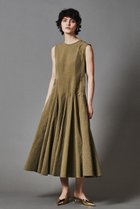 【オブリオ/AUBRIOT】のドライリネンタイプライター ミディドレス カーキ|ID: prp329100003904918 ipo3291000000035794000