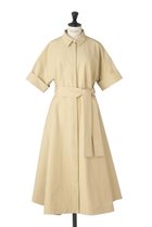 【オブリオ/AUBRIOT】のプレゼントタイプライター シャツドレス ベージュ|ID: prp329100003904919 ipo3291000000036671857