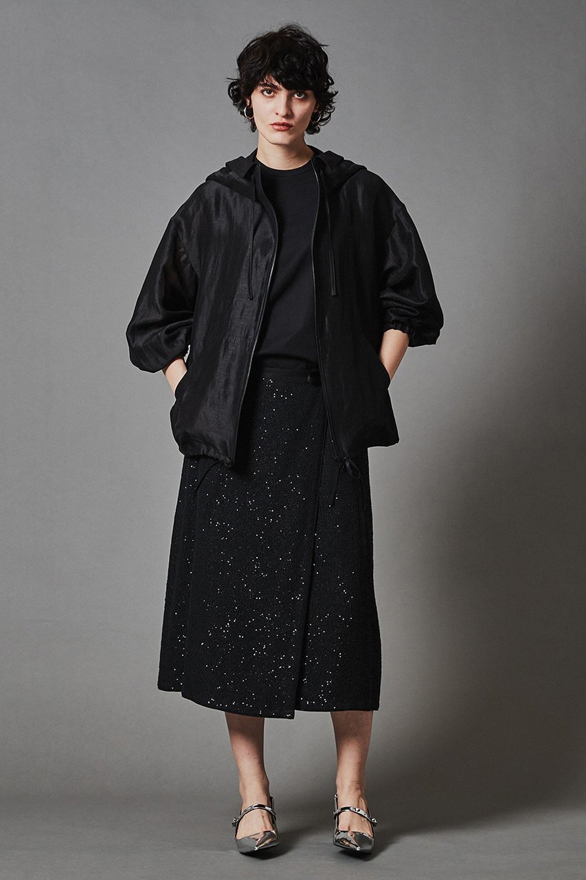 【オブリオ/AUBRIOT】のシアーシルクリネン フーディー 人気、トレンドファッション・服の通販 founy(ファニー) 　ファッション　Fashion　レディースファッション　Fashion for Women　トップス・カットソー　Cut & Sew Tops　シャツ・ブラウス・オフィスカジュアル　Elegant Blouses & Button-Ups　レディースパーカー・カジュアルフーディー　Casual Hoodies & Sweatshirts　ロングTシャツ・Tシャツ　Longline T-Shirts & Tees　スウェット・クルーネックトップス　Sweatshirts & Crewnecks / Relaxed Fit Sweat Tops　カットソー・ベーシックTシャツ　Cut-and-Sewn Tops / Stretch Tees & Basics　シアー　Sheer, See-Through　シルク　Silk, 100% Silk　フォルム　Silhouette, Form　モダン　Modern, Contemporary　ラグジュアリー　Luxury, Elegant　リネン　Linen, Linen Fabric　エレガント 上品　Elegant　other-2|ID: prp329100003904922 ipo3291000000032836987