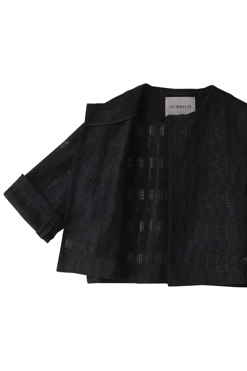 【オブリオ/AUBRIOT】のラグジュアリークロシェ クルーネックジャケット 人気、トレンドファッション・服の通販 founy(ファニー) 　ファッション　Fashion　レディースファッション　Fashion for Women　アウター　Coat / Outerwear Collection　レディースジャケット・軽アウター　Jackets　かぎ針　Crochet　イタリア　Italy　クロシェ　Crochet, Knitted Lace　ジャケット　Jacket, Outerwear　ツイード／ツィード　Choker, Choker Necklace　フィット　Fit, Slim Fit　フロント　Front, Front Design　ラグジュアリー　Luxury, Elegant　リラックス　Relax, Relaxed Fit　人気　Popular, Best Seller　other-2|ID: prp329100003904923 ipo3291000000036797678