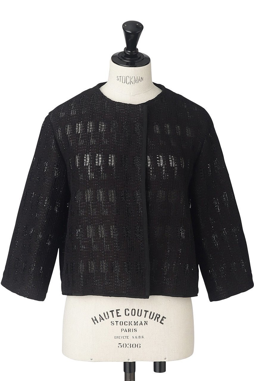 【オブリオ/AUBRIOT】のラグジュアリークロシェ クルーネックジャケット 人気、トレンドファッション・服の通販 founy(ファニー) 　ファッション　Fashion　レディースファッション　Fashion for Women　アウター　Coat / Outerwear Collection　レディースジャケット・軽アウター　Jackets　かぎ針　Crochet　イタリア　Italy　クロシェ　Crochet, Knitted Lace　ジャケット　Jacket, Outerwear　ツイード／ツィード　Choker, Choker Necklace　フィット　Fit, Slim Fit　フロント　Front, Front Design　ラグジュアリー　Luxury, Elegant　リラックス　Relax, Relaxed Fit　人気　Popular, Best Seller　other-3|ID: prp329100003904923 ipo3291000000036797679