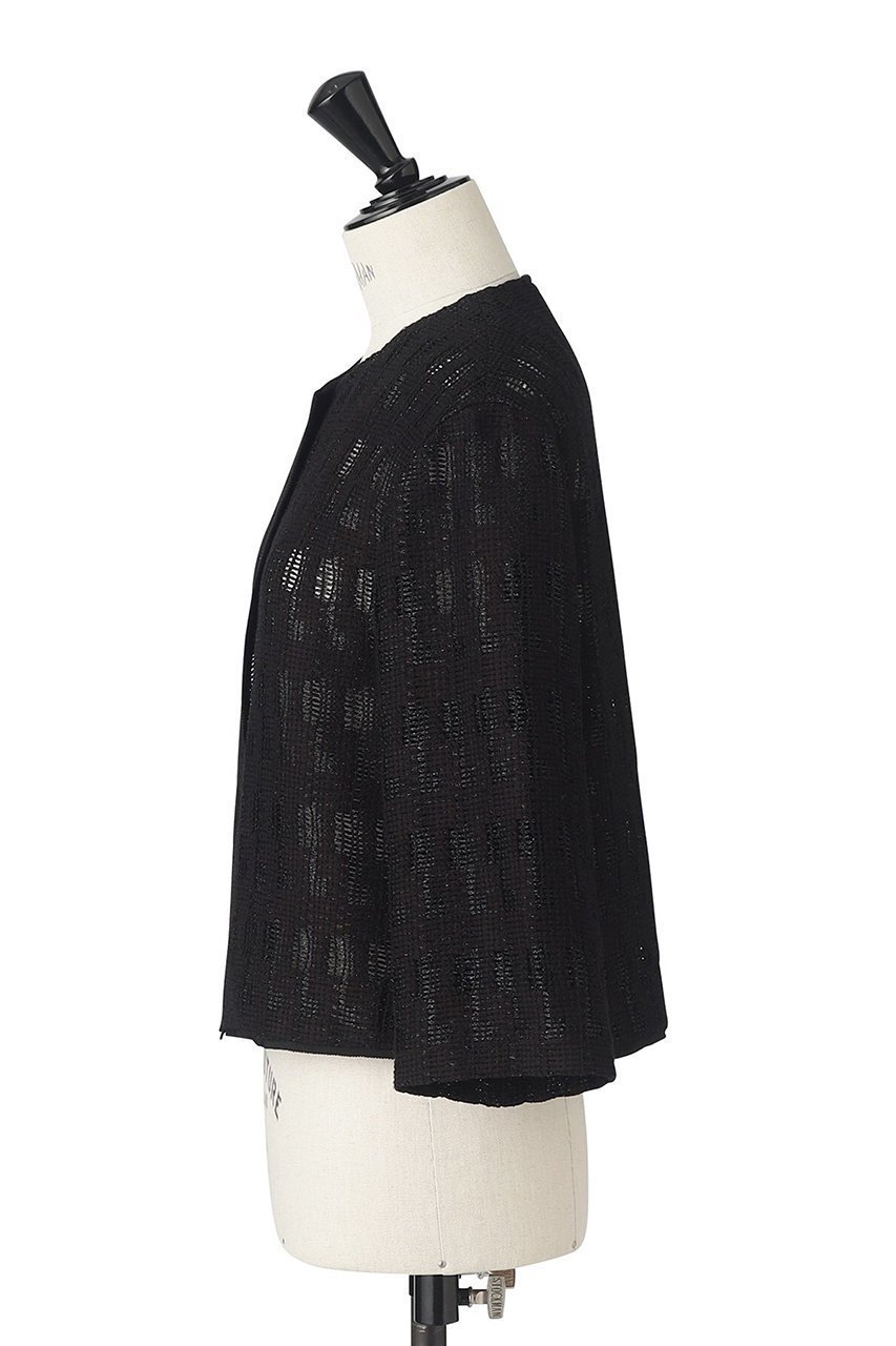 【オブリオ/AUBRIOT】のラグジュアリークロシェ クルーネックジャケット 人気、トレンドファッション・服の通販 founy(ファニー) 　ファッション　Fashion　レディースファッション　Fashion for Women　アウター　Coat / Outerwear Collection　レディースジャケット・軽アウター　Jackets　かぎ針　Crochet　イタリア　Italy　クロシェ　Crochet, Knitted Lace　ジャケット　Jacket, Outerwear　ツイード／ツィード　Choker, Choker Necklace　フィット　Fit, Slim Fit　フロント　Front, Front Design　ラグジュアリー　Luxury, Elegant　リラックス　Relax, Relaxed Fit　人気　Popular, Best Seller　other-4|ID: prp329100003904923 ipo3291000000036797680