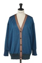 【オブリオ/AUBRIOT】のシャッペシルク2/60×ゼロマナラメ1/90 カーディガン 人気、トレンドファッション・服の通販 founy(ファニー) ファッション Fashion レディースファッション Fashion for Women トップス・カットソー Cut & Sew Tops ニット Knit Tops & Sweaters カーディガン・羽織り Layered Style Cardigans カーディガン Cardigan, Knitwear シルク Silk, 100% Silk パイピング Piping, Trim Design リラックス Relax, Relaxed Fit エレガント 上品 Elegant 日本製 Made In Japan thumbnail ブルー|ID: prp329100003904925 ipo3291000000032947761