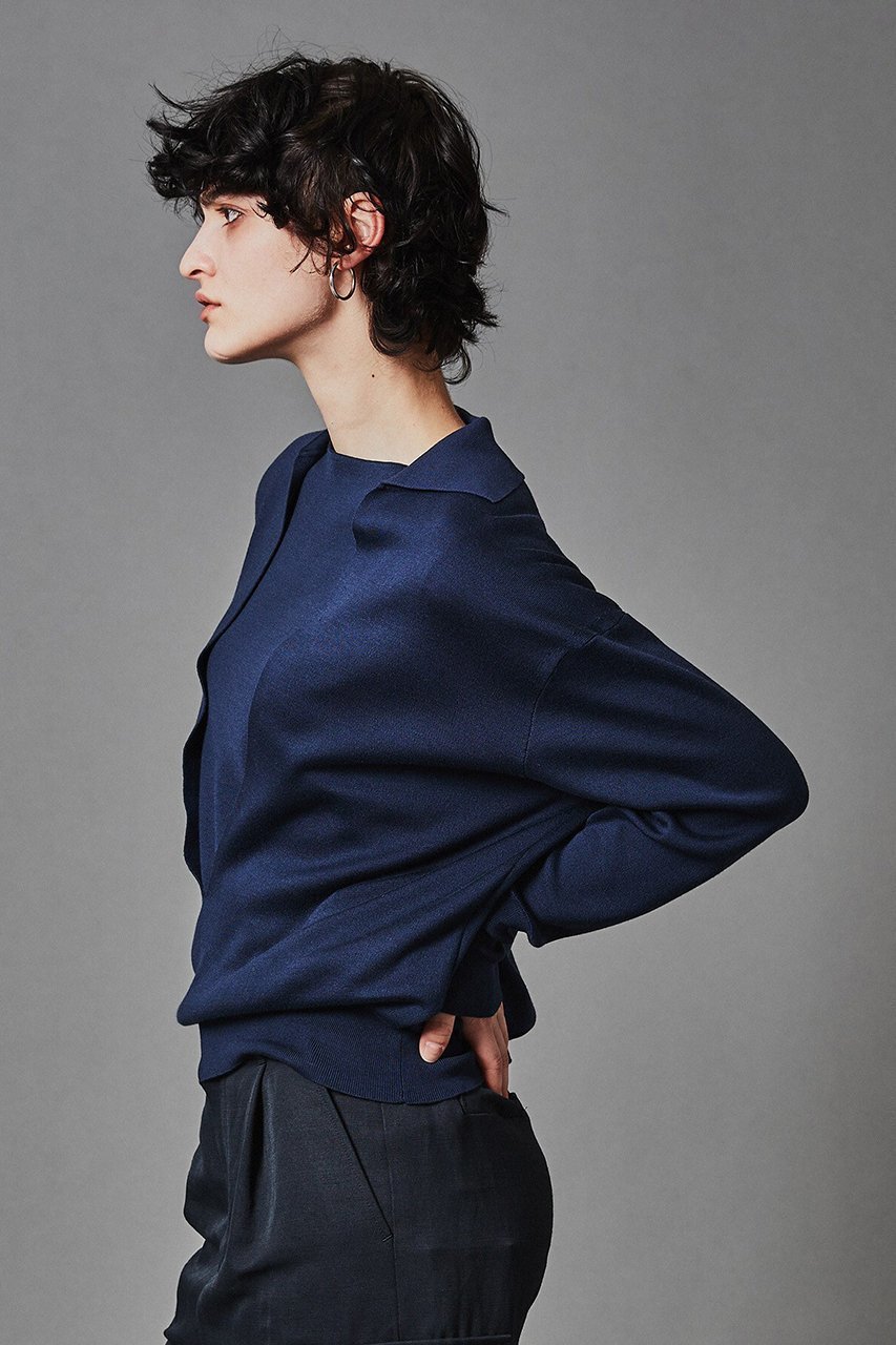 【オブリオ/AUBRIOT】のシャッペシルク2/60 深Vネックプルオーバーニット 人気、トレンドファッション・服の通販 founy(ファニー) 　ファッション　Fashion　レディースファッション　Fashion for Women　トップス・カットソー　Cut & Sew Tops　ニット　Knit Tops & Sweaters　カジュアルプルオーバー・ニットトップス　Pullovers & Knit Tops / Casual Pullovers　Vネックトップス　V-Neck Tops / V-Cut Neckline Shirts　アンサンブル　Ensemble Set　クラシック　Classic, Timeless Style　シルク　Silk, 100% Silk　スキッパー　Skipper, Open Collar　スポーツ　Sports, Activewear　ノースリーブ　Sleeveless, No-Sleeve　リラックス　Relax, Relaxed Fit　エレガント 上品　Elegant　other-2|ID: prp329100003904931 ipo3291000000032948079