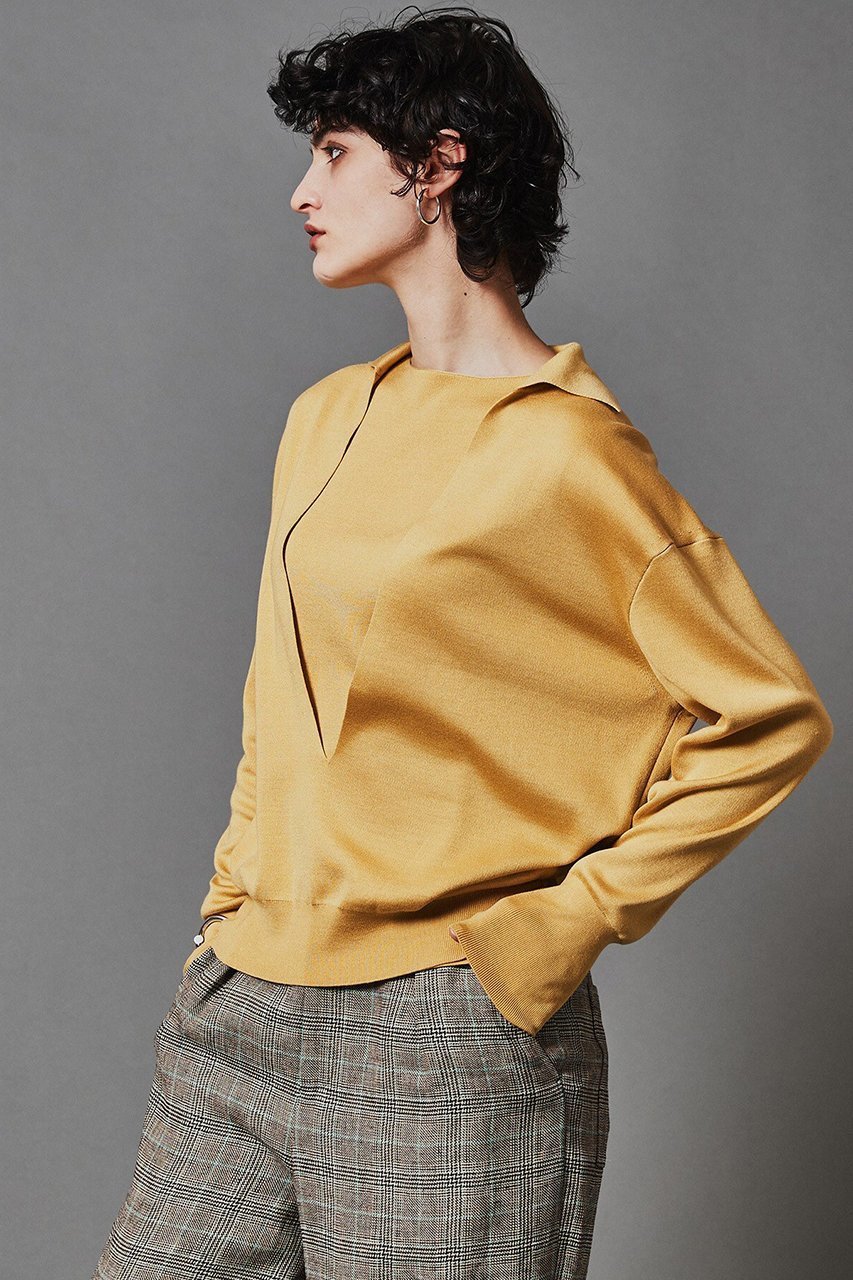 【オブリオ/AUBRIOT】のシャッペシルク2/60 深Vネックプルオーバーニット 人気、トレンドファッション・服の通販 founy(ファニー) ファッション Fashion レディースファッション Fashion for Women トップス・カットソー Cut & Sew Tops ニット Knit Tops & Sweaters カジュアルプルオーバー・ニットトップス Pullovers & Knit Tops / Casual Pullovers Vネックトップス V-Neck Tops / V-Cut Neckline Shirts アンサンブル Ensemble Set クラシック Classic, Timeless Style シルク Silk, 100% Silk スキッパー Skipper, Open Collar スポーツ Sports, Activewear ノースリーブ Sleeveless, No-Sleeve リラックス Relax, Relaxed Fit エレガント 上品 Elegant other-8|ID: prp329100003904931 ipo3291000000035305844