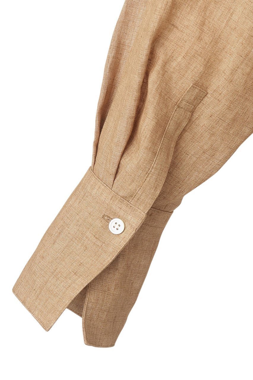 【オブリオ/AUBRIOT】のALBINIリネン プルオーバーシャツ 人気、トレンドファッション・服の通販 founy(ファニー) 　ファッション　Fashion　レディースファッション　Fashion for Women　トップス・カットソー　Cut & Sew Tops　シャツ・ブラウス・オフィスカジュアル　Elegant Blouses & Button-Ups　カジュアルプルオーバー・ニットトップス　Pullovers & Knit Tops / Casual Pullovers　イタリア　Italy　スリーブ　Sleeve, Long Sleeve / Short Sleeve　デニム　Denim, Jeans Material　リネン　Linen, Linen Fabric　リラックス　Relax, Relaxed Fit　ロング　Long, Long-Length　エレガント 上品　Elegant　other-5|ID: prp329100003904935 ipo3291000000036740629