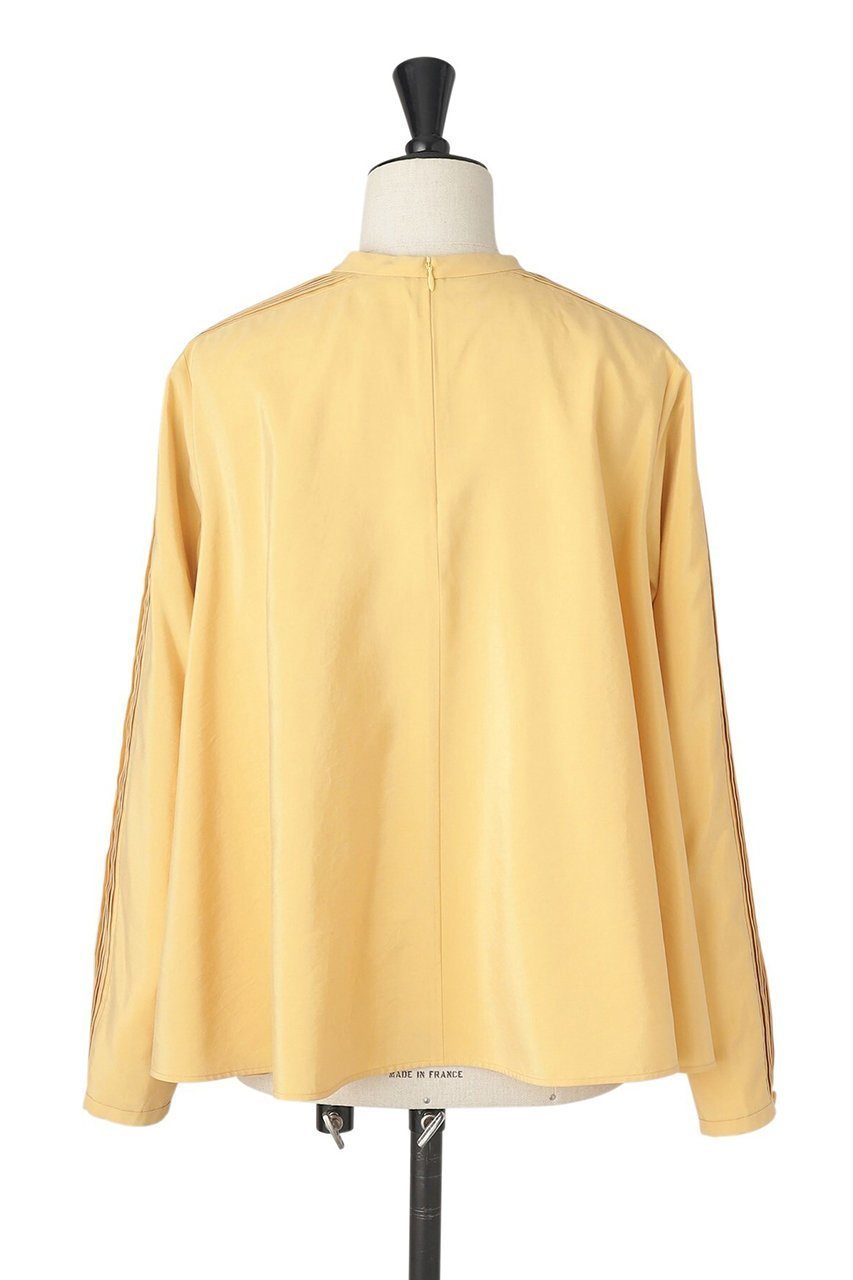 【オブリオ/AUBRIOT】のシルクナイロンサンドウォッシュ フレアブラウス 人気、トレンドファッション・服の通販 founy(ファニー) 　ファッション　Fashion　レディースファッション　Fashion for Women　トップス・カットソー　Cut & Sew Tops　シャツ・ブラウス・オフィスカジュアル　Elegant Blouses & Button-Ups　エレガント 上品　Elegant　コンパクト　Compact, Small Size　シルク　Silk, 100% Silk　スリーブ　Sleeve, Long Sleeve / Short Sleeve　フレア　Flare, Flared　ロング　Long, Long-Length　再入荷　Restock / Back in Stock　other-3|ID: prp329100003904937 ipo3291000000035083781