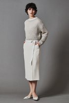 【オブリオ/AUBRIOT】のリッチダブルジョーゼット タイトスカート 人気、トレンドファッション・服の通販 founy(ファニー) ファッション Fashion レディースファッション Fashion for Women スカート Skirts クラシック Classic, Timeless Style シンプル Simple, Minimal ジョーゼット Georgette, Semi-Sheer Fabric タイトスカート Pencil Skirt, Tight Skirt ダブル Double, Double-Breasted ドレープ Drape, Draping Fabric フォルム Silhouette, Form thumbnail アイボリー|ID: prp329100003904938 ipo3291000000036752721