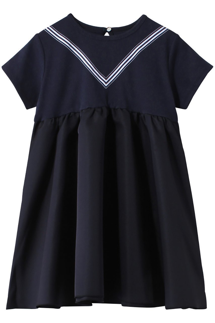 【アミカ/AMICA / KIDS】の【BABY&KIDS】マリーンバレリーナTドレス インテリア・キッズ・メンズ・レディースファッション・服の通販 founy(ファニー) 　ファッション　Fashion　キッズファッション　Fashion for Kids　ワンピース　Dresses　グログラン　Grosgrain, Grosgrain Ribbon　チュニック　Tunic, Long Top　ドレス　Dress, One-Piece　モダン　Modern, Contemporary　リラックス　Relax, Relaxed Fit　人気　Popular, Best Seller　定番　Standard, Basic Item　ロイヤルネイビー(4Y-6Y)|ID: prp329100003907453 ipo3291000000032839948
