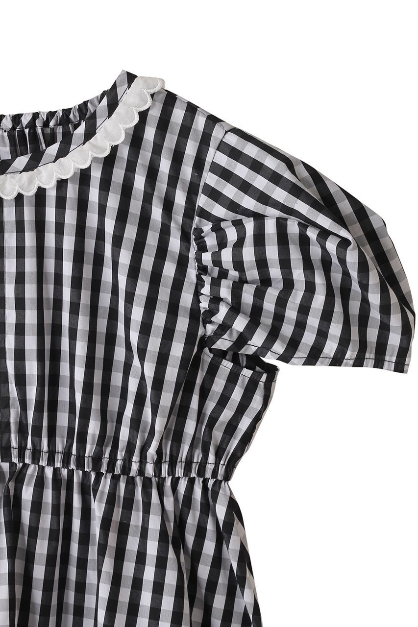 【アミカ/AMICA / KIDS】の【KIDS】ギンガムチェックドレスミニ 人気、トレンドファッション・服の通販 founy(ファニー) 　ファッション　Fashion　キッズファッション　KIDS　ワンピース　Dress/Kids　ギンガム　Gingham　シンプル　Simple　チェック　Check　チュニック　Tunic　ドレス　Dress　エレガント 上品　Elegant　再入荷　Restock/Back In Stock/Re Arrival　旅行　Travel　other-3|ID: prp329100003907455 ipo3291000000032308335