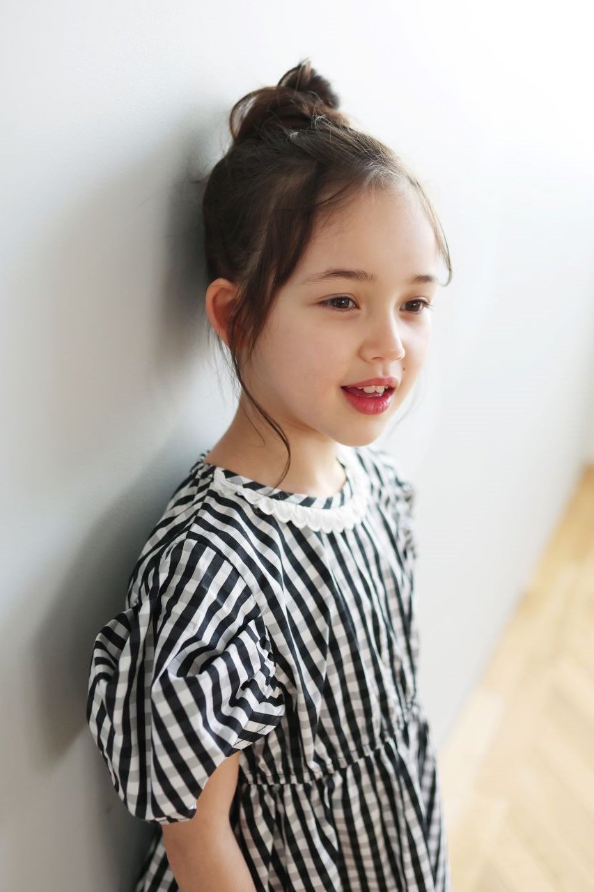 【アミカ/AMICA / KIDS】の【KIDS】ギンガムチェックドレスミニ 人気、トレンドファッション・服の通販 founy(ファニー) 　ファッション　Fashion　キッズファッション　KIDS　ワンピース　Dress/Kids　ギンガム　Gingham　シンプル　Simple　チェック　Check　チュニック　Tunic　ドレス　Dress　エレガント 上品　Elegant　再入荷　Restock/Back In Stock/Re Arrival　旅行　Travel　other-4|ID: prp329100003907455 ipo3291000000032308336