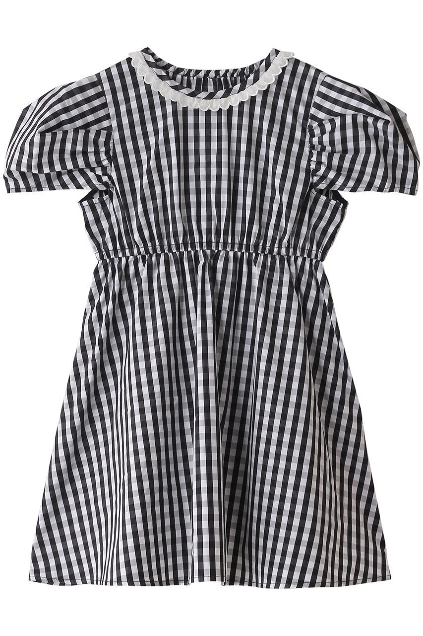 【アミカ/AMICA / KIDS】の【KIDS】ギンガムチェックドレスミニ チェック(6Y-8Y) 6Y-8Y インテリア・キッズ・メンズ・レディースファッション・服の通販 founy(ファニー) 　ファッション　Fashion　キッズファッション　Fashion for Kids　ワンピース　Dresses　ギンガム　Gingham, Gingham Fabric　シンプル　Simple, Minimal　チェック　Check, Plaid, Tartan　チュニック　Tunic, Long Top　ドレス　Dress, One-Piece　エレガント 上品　Elegant　旅行　Travel　チェック(6Y-8Y)|ID: prp329100003907455 ipo3291000000036247021