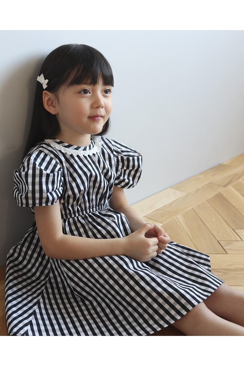 【アミカ/AMICA / KIDS】の【KIDS】ギンガムチェックドレスミニ チェック(6Y-8Y) 6Y-8Y 人気、トレンドファッション・服の通販 founy(ファニー) 　ファッション　Fashion　キッズファッション　Fashion for Kids　ワンピース　Dresses　ギンガム　Gingham, Gingham Fabric　シンプル　Simple, Minimal　チェック　Check, Plaid, Tartan　チュニック　Tunic, Long Top　ドレス　Dress, One-Piece　エレガント 上品　Elegant　旅行　Travel　other-4|ID: prp329100003907455 ipo3291000000036247025