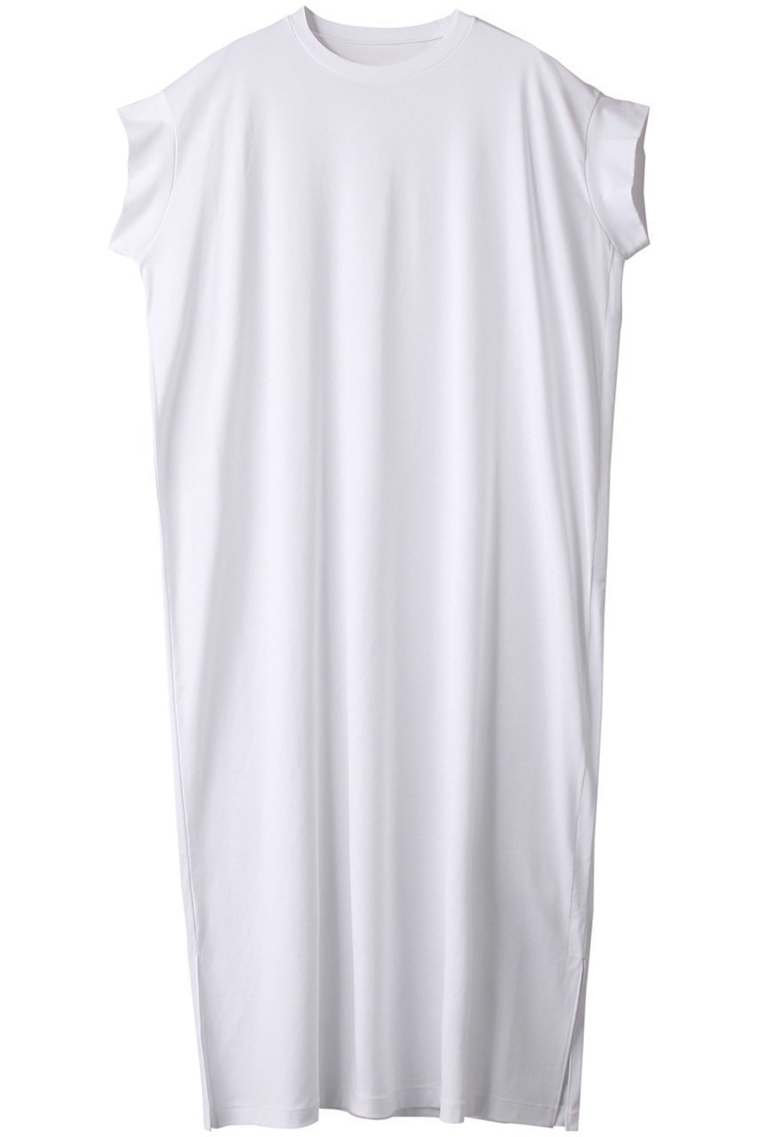 【アドーア/ADORE】のクリアハイゲージロングカットソー インテリア・キッズ・メンズ・レディースファッション・服の通販 founy(ファニー) 　ファッション　Fashion　レディースファッション　Fashion for Women　トップス・カットソー　Cut & Sew Tops　シャツ・ブラウス・オフィスカジュアル　Elegant Blouses & Button-Ups　ロングTシャツ・Tシャツ　Longline T-Shirts & Tees　カットソー・ベーシックTシャツ　Cut-and-Sewn Tops / Stretch Tees & Basics　ワンピース　Dresses　なめらか　Smooth, Silky Texture　ショート　Short, Short Length　ストレート　Straight, Straight Cut　スリーブ　Sleeve, Long Sleeve / Short Sleeve　ドレープ　Drape, Draping Fabric　ワンポイント　One Point, Statement Accent　人気　Popular, Best Seller　ホワイト|ID: prp329100003907461 ipo3291000000032837118